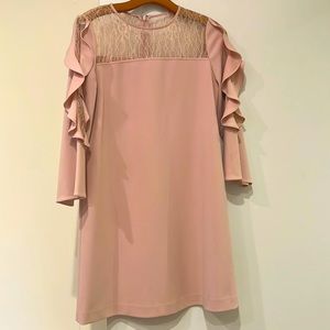 TAHARI size 6 blush pink dress
